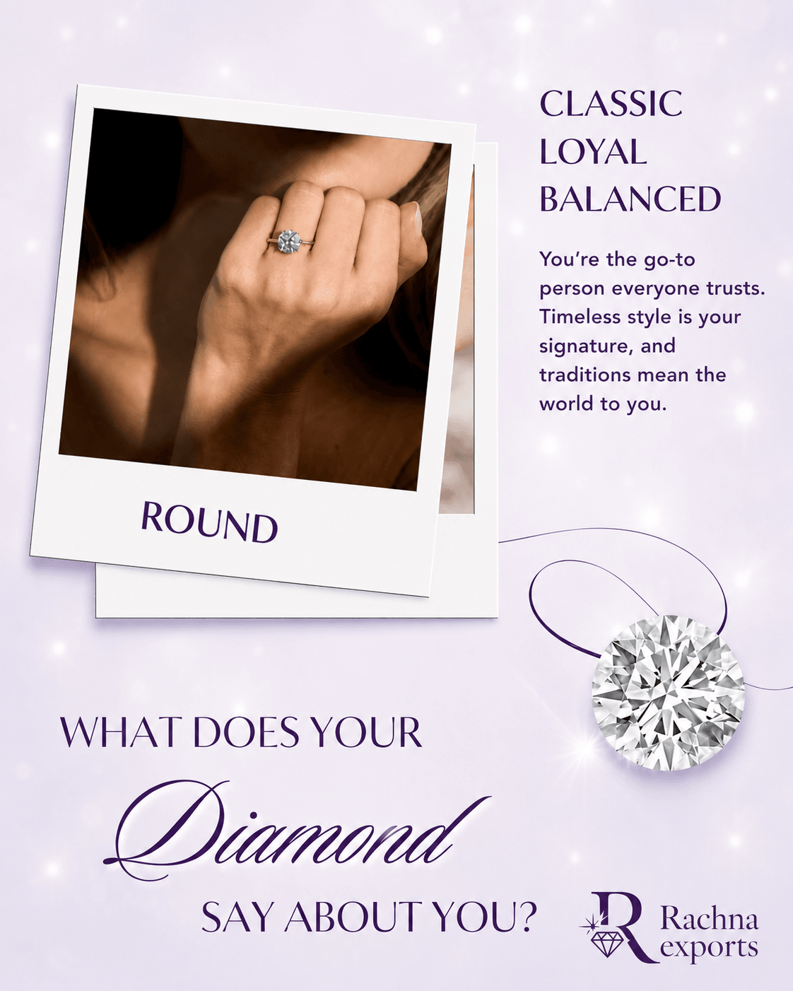 A gemologist grading a loose diamond.
