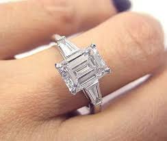 Baguette cut lab grown diamonds in matched straight and tapered pairs